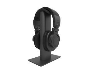 Kanto H2 Premium Universal Headphone Stand with Curved Silicone Padding, Black