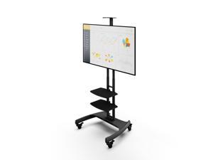 Kanto MTM65PL2 Height Adjustable Mobile TV Mount with two Included Adjustable Shelves for 37-inch to 65-inch TVs Kanto MTM65PL2 Height Adjustable Mobile TV Mount with two Included Adjustable Shelves for 37-inch to 65-inch TVs