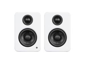 Kanto YU2 Powered Desktop Speakers with Built-in USB DAC, Gloss White