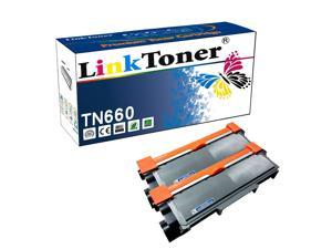 LinkToner Compatible Toner Cartridge Replacement for Brother TN660 BK 2 Pack Laser Photo Printer DCP-L2520D, DCP-L2520DW, DCP-L2540DN, DCP-L2540DW, DCP-L2560DW, HL-L2300D, HL-L2305W, HL-L2315DW, HL-L2