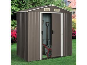 Outsunny 2.1㎡ Garden Shed Storage Double door Move door Window, Tool placement Outsunny 2.1㎡ Garden Shed Storage Double door Move door Window, Tool placement