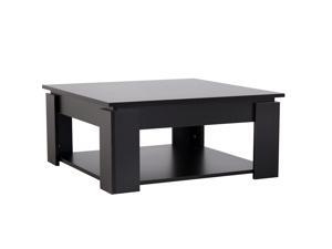 2 Tier Modern Coffee Table Accent Console End Table Living Room Bottom Shelf 2 Tier Modern Coffee Table Accent Console End Table Living Room Bottom Shelf