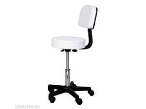 HOMCOM Salon Chair Massage Stool SPA Swivel Health Beauty White HOMCOM Salon Chair Massage Stool SPA Swivel Health Beauty White