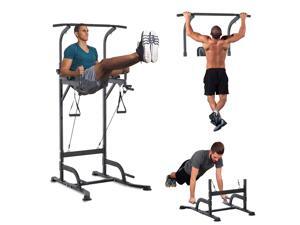 Soozier Multi-Function Power Tower Chin Up Bar Stand Dip Station Full Body Workout Training Fitness Equipment Soozier Multi-Function Power Tower Chin Up Bar Stand Dip Station Full Body Workout Training Fitness Equipment