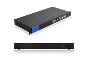 Linksys LGS124P 24-Port Gigabit Ethernet PoE Switch Linksys LGS124P 24-Port Gigabit Ethernet PoE Switch