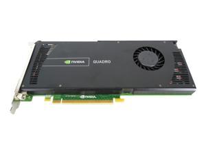 NVIDIA Quadro 4000, 2GB GDDR5 Memory, 256-Bit Memory Interface, Full Height Graphics Card, 671137-001