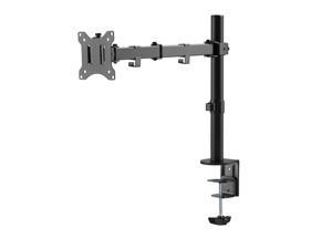 Amer Mounting EZCLAMP | Single Monitor Economical Articulating Arm | Supports 17 - 32" Monitors