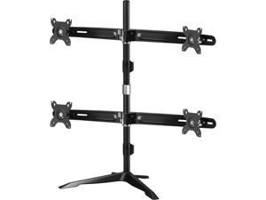 Amer Mounts AMR4S30 | Quad 32” Monitor Mount Stand | Supports 17” - 32" Monitors Amer Mounts AMR4S30 | Quad 32” Monitor Mount Stand | Supports 17” - 32" Monitors