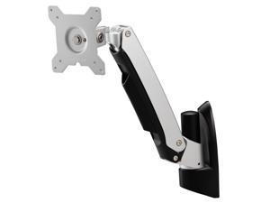 Amer AMR1AW Articulating LCD/LED Monitor Wall Mount Single Link Spring Cantilever Support Standard VESA