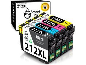 Smart Ink Remanufactured Ink Cartridge Replacement for Epson 212 Ink Cartridges 212XL T212 XL to use with Workforce WF2830 WF2850 XP4100 XP4105 Black  CyanMagentaYellow 4 Combo Pack