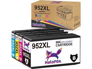 HaloFox Remanufactured InkCartridge Replacement 952 XL 952XL with Updated Chips OfficeJet Pro 8710 8720 7720 7740 8740 8715 8730 8725 8702 8216 8210 Printer Ink 4Pack