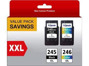 Printer Ink 245 246XL for Canon Ink Cartridges 245 and 246 Cannon Ink Cartage 245246 XXL Combo Pack Ink Cartridge for Canon 245XL 246XL Combo Pack for MX490 MX492 MG2522 TS3122 TS3300 TS3322 TS3320