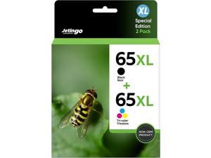 65XL Ink High Yield 65 Ink Cartridges Compatible with HP Envy 5055 5052 5058 DeskJet 2655 3720 3722 3723 3752 3758 2652 2624 HP Deskjet 3755 Ink Cartridges Black and Color