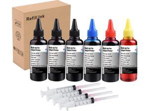 YOUEXPERT Ink Refill kit Compatible for Canon 250 251 270 271 280 281 225 226 1200 2200 PG210 CL211 PG245 CL246 Printer Ink Refill Inkjet Refill with 5 Syringes 3BK BK C M Y