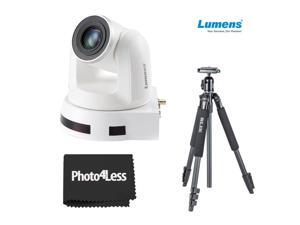 Lumens 20x Optical Zoom, 1080p Hi-Definition PTZ IP Camera, White+ Slik Sprint aluminum Tripod with SBH-150DQ Ball Head Lumens 20x Optical Zoom, 1080p Hi-Definition PTZ IP Camera, White+ Slik Sprint aluminum Tripod with SBH-150DQ Ball Head