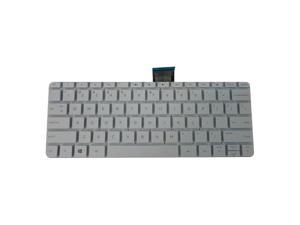 White Keyboard for HP Stream 11-D Laptops - No Frame