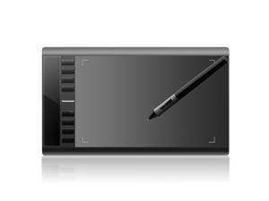 Ugee M708 Graphics Tablet with Digital Drawing Pen 10 x 6 Inch Working Area (Black)