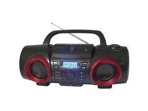 NAXA Electronics NPB-262 MP3/CD Bass Reflex Boombox and PA System with Bluetooth 