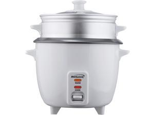 BRENTWOOD TS-600S Rice Cooker with Steamer (5-Cup)