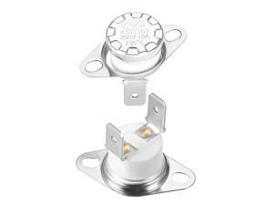 KSD301 Thermostat, Temperature Control Switch 230°C 10A Normally Closed N.C 2pcs