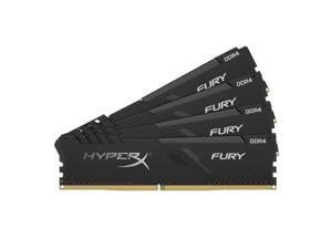 HyperX FURY 64GB (4 x 16GB) DDR4 2400 (PC4 19200) Desktop Memory Model HX424C15FB3K4/64