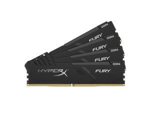 HyperX FURY 64GB (4 x 16GB) 288-Pin DDR4 SDRAM DDR4 2666 (PC4 21300) Desktop Memory Model HX426C16FB3K4/64