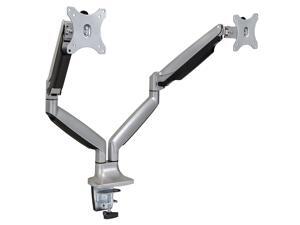 MountIt Monitor Arm Desk Mount  Full Motion Articulating Height Adjustable  Fits 2132 Inch Screens