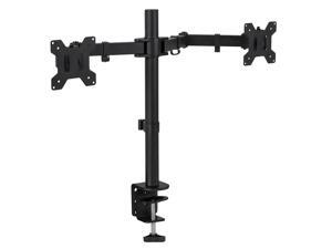 Mount-It! Dual Monitor Mount Full Motion Adjustable Arms Fits 17-27 Inch Screens | VESA 75 100 | C-Clamp and Grommet Base Mount-It! Dual Monitor Mount Full Motion Adjustable Arms Fits 17-27 Inch Screens | VESA 75 100 | C-Clamp and Grommet Base
