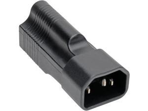Tripp Lite NEMA 5-15R to C14 Power Cord Adapter Converter 10A 125V Black Tripp Lite NEMA 5-15R to C14 Power Cord Adapter Converter 10A 125V Black