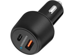 CAR AND DRIVER 3175BK 48W QC AND PD CAR CHARGER