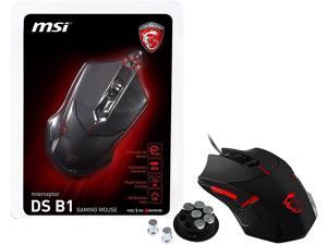 MSI Mouse S12-0401250-EB5 Interceptor DS B1 Gaming Mouse 1600dpi Black/Red Retail MSI Mouse S12-0401250-EB5 Interceptor DS B1 Gaming Mouse 1600dpi Black/Red Retail