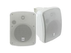 PYLE HOME PDWR54BTW 5.25" Indoor/Outdoor 600-Watt Bluetooth(R) Speaker System (White)