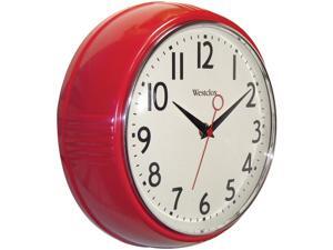 Westclox 32042R 9.5-Inch Retro 1950s Kitchen Wall Clock Westclox 32042R 9.5-Inch Retro 1950s Kitchen Wall Clock