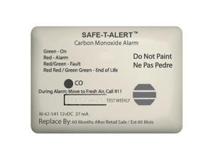 SAFE T ALERT 62 SERIES WHITE CARBON MONOXIDE ALARM 12V 62-541-MARINE SAFE T ALERT 62 SERIES WHITE CARBON MONOXIDE ALARM 12V 62-541-MARINE