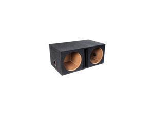 ATREND ENCLOSURES E15DV 15 DUAL BASS BOX VENTED ENCLOSURE WITH DIVIDED CHAMBERS