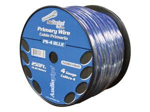 4 Gauge Wire Blue Amplifier Power/Ground 4 Ga Amp Wire 95 Feet Cable Roll 