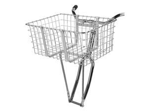Wald 157 Giant Delivery Front Handlebar Bike Basket (Silver) Wald 157 Giant Delivery Front Handlebar Bike Basket (Silver)