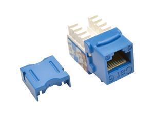 TRIPP LITE N238-001-BL BLUE CAT6/CAT5E RJ45 110 PUNCH DOWN KEYSTONE JACK