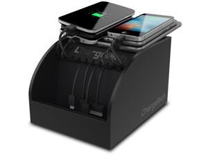 CHARGETECH ENTERPRISES LLC CT-300004 CHARGETECH ALL-IN-ONE CHARGING STATION. CABLES INCLUDED: 3 APPLE LIGHTNING, 4 MI CHARGETECH ENTERPRISES LLC CT-300004 CHARGETECH ALL-IN-ONE CHARGING STATION. CABLES INCLUDED: 3 APPLE LIGHTNING, 4 MI
