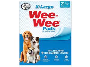 FOUR PAWS 100513822 White FOUR PAWS WEE-WEE PADS 21 PACK EXTRA LARGE WHITE 28 X 34 X 0.1 FOUR PAWS 100513822 White FOUR PAWS WEE-WEE PADS 21 PACK EXTRA LARGE WHITE 28 X 34 X 0.1
