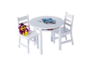 Lipper - 524W - Rnd Table Chair Set White