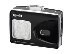 JENSEN SCR-90 Stereo USB Cassette Player with Built-in Speaker and Encoding to Computer JENSEN SCR-90 Stereo USB Cassette Player with Built-in Speaker and Encoding to Computer
