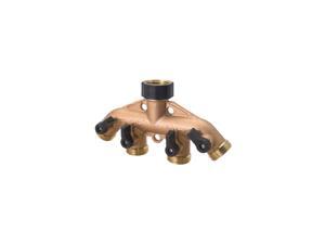 MELNOR 9009 4 Way Metal Hose Connector MELNOR 9009 4 Way Metal Hose Connector