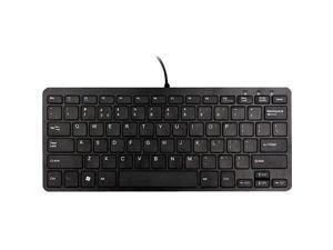 Ergoguys R-Go RGOECQYBL Compact USB Wired Qwerty Keyboard - Black Ergoguys R-Go RGOECQYBL Compact USB Wired Qwerty Keyboard - Black