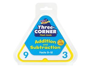 Addition/Subtraction Three-Corner Flash Cards, 6 and Up, 48/Set T1670 Addition/Subtraction Three-Corner Flash Cards, 6 and Up, 48/Set T1670