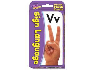 TREND ENTERPRISES T-23016 POCKET FLASH CARDS SIGN LANGUAGE-3 X 5 56 TWO-SIDED CARDS TREND ENTERPRISES T-23016 POCKET FLASH CARDS SIGN LANGUAGE-3 X 5 56 TWO-SIDED CARDS