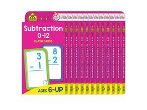(12 Pk) Subtraction 0-12 Flash Crds (12 Pk) Subtraction 0-12 Flash Crds