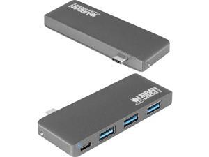 Urban Factory TCH03UF 3 x USB 3.0 USB Type C External 3 USB Port 3 USB 3.0 Port Type-C Hub, Sideral Gray Urban Factory TCH03UF 3 x USB 3.0 USB Type C External 3 USB Port 3 USB 3.0 Port Type-C Hub, Sideral Gray