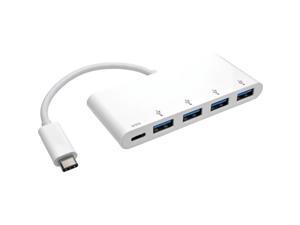 Tripp Lite 4-Port USB 3.1 USB-C to USB-A Hub w/ USB-C Charging Port 5 Gbps (U460-004-4A-C)
