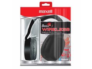 Maxell Bass 13 Wireless Headphone with Mic, Black 199793